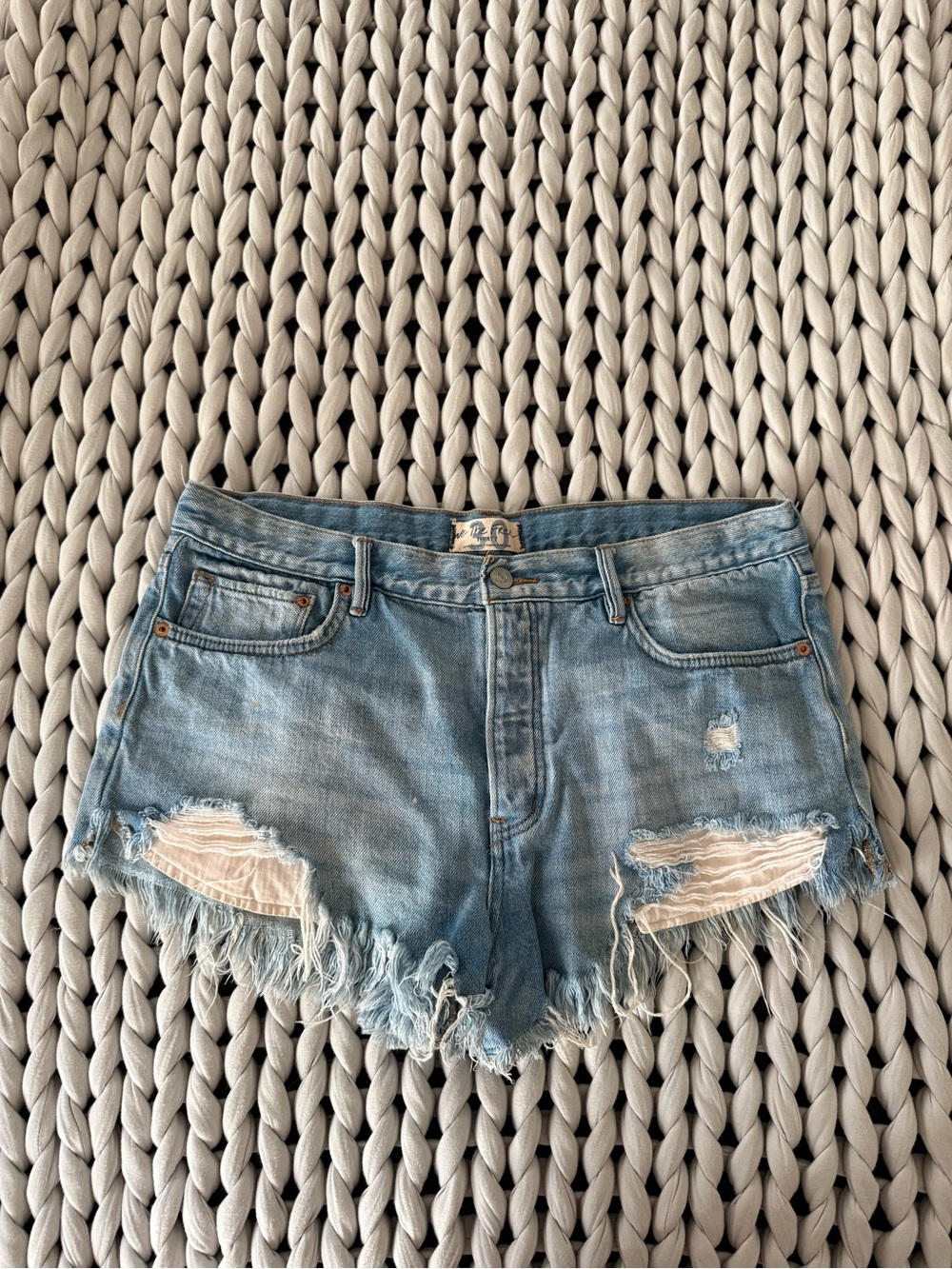 Free People Jean Shorts